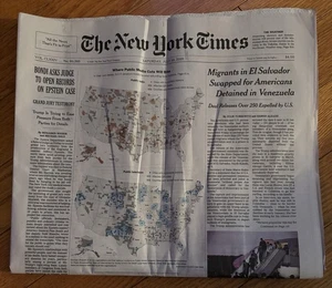 THE NEW YORK TIMES - July 19 2025 - complete national edition - Picture 1 of 3