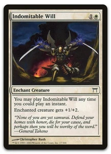 Indomitable Will #17 (NM) Champions of Kamigawa CHK Magic MTG - Picture 1 of 2