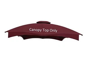 Replacement Canopy Top for Lowe's 10' x 12' Gazebo #TPGAZ17-002C () Burgundy - Picture 1 of 5