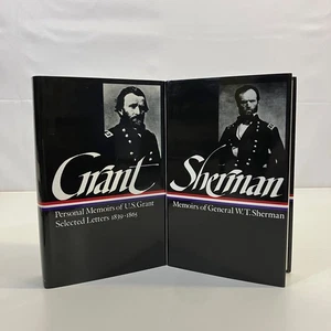 Grant and Sherman Civil War Memoirs 2 Volume Box Set Library of America HCDJ - Picture 1 of 12