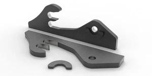 Koppelhaken für Schäffer hydraulisch Radlader S355 Stahl Landtechnik Anbauteil - Bild 1 von 1