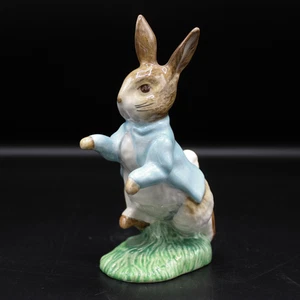 Estatuilla de colección Beatrix Potter Peter Rabbit Beswick Inglaterra 1948 pintada a mano - Imagen 1 de 6
