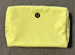 LULULEMON “ALL YOUR SMALL THINGS POUCH MINI” 2L ZIP BAG TOILETRIES LEMON VIBE - Picture 1 of 11