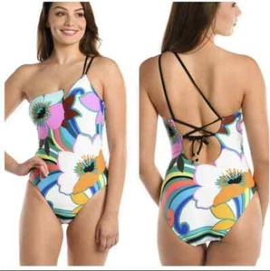 Sun Catcher Lace Back One Shoulder One Piece Size 20 Retails $122 - Picture 1 of 1