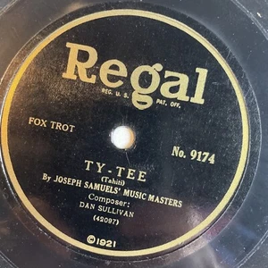 10" 78 RPM-Joseph Samuels Music Masters-Ty-Tee/Bow Wow Blues/Regal 9174 - Bild 1 von 4