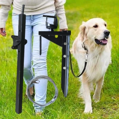 Portable Heavy Duty 360 Swivel Dog Tether, perfect for Camping, Picnic outdoor - image 1 of 4