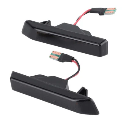 Sequential Smoked Side Marker LED Turn Signal Lights For BMW E53 X5 63132492179 - Image 1 of 4