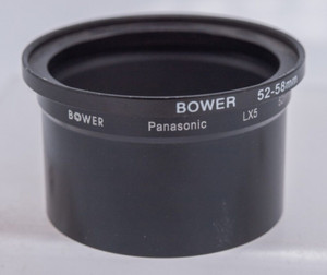 Bower For Panasonic LX5 Digital Camera 52mm 58mm Conversion Lens Adapter Tube