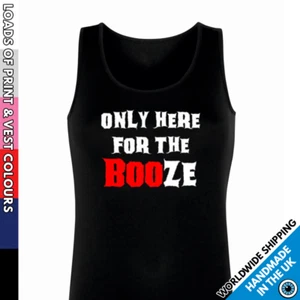 Damas Here For The Boos Chaleco • Top sin mangas Niñas Divertido Fiesta Beboze Top Conjunto Dama - Imagen 1 de 6