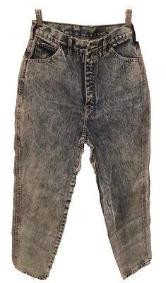 80s VTG PS Gitano Acid Wash 100% Cotton Mom Jeans Plus Size 12 Short - Image 1 of 4