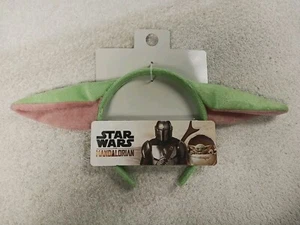 Disney Parks Star Wars Mandalorian Baby Yoda The Child Kids Ears Headband NWT  - Picture 1 of 4
