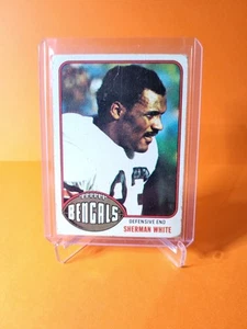 1976 Topps Football Sherman White #168 Cincinnati Bengals - Picture 1 of 3