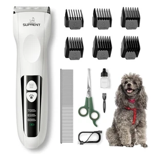 Dog Clippers for Grooming with Guards - Low Noise Cordless Dog Grooming Clipp... - Picture 1 of 6