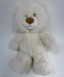 2021 Aurora Hugga Wug Approx 14" White Bear Stuffed Animal Plush - Picture 1 of 5
