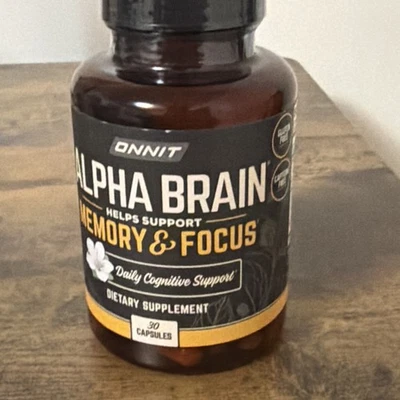 Cápsulas cerebrales Onnit Alpha - 30 unidades CADUCIDAD 11/25 Foto 1 de 4