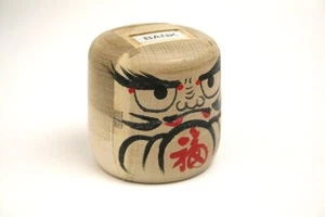 Kumiki Wooden Daruma Coin Bank | Japanese Yosegi Puzzle by Hakone Maruyama - Picture 1 of 4