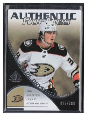 Jamie Drysdale 2021-22 SP Game Used Authentic Rookies /999 #RC-6 Anaheim Ducks - Image 1 of 2