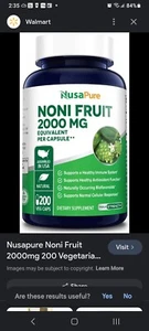 Noni Fruit 2000mg 200 Vegetarian caps Non-GMO & Gluten-Free Ships Free - Picture 1 of 4