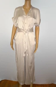 Neu mit Etikett! Steve Madden Jumpsuit beige mit Bindeband vorne, Gr. S - Bild 1 von 6