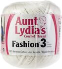 Aunt Lydia's Fashion Crochet Thread Size 3-White 182-201