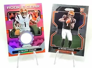 2021 NFL Prizm JaMarr Chase rosa Prizm equipo de novato y base novato de radiocontrol Bengals - Imagen 1 de 12