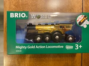 Brio Toys - Mighty Gold Action Locomotive