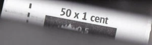 Luxemburg - Original 1 Cent Rolle Jahr 2002 unzirkuliert und bankfrisch - Bild 1 von 1