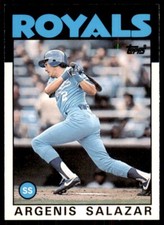 1986 Topps Traded Argenis Salazar Baseball Cards #96T