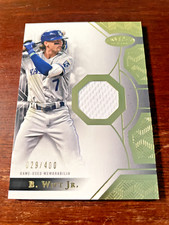 BOBBY WITT JR. 2023 Topps Tier One #T1R-BW Relic Card #/400 - Kansas City Royals