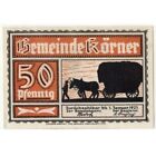 Korner Germany/Notgeld 50 Pfennig Notged, 1922, P-Gra:0733.1-2/2 (H289)