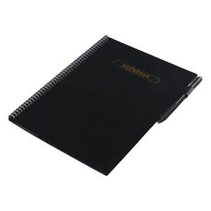 Czarny notebook Smart Pads Pisanie Praca Notatnik Biznes