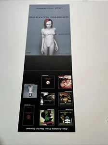 Interscopio mecánico de animales Marilyn Manson 1998 CD/GRABACIÓN promoción de tienda - Imagen 1 de 5