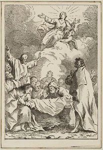Himmelfahrt Mariens, Radierung Barock Religiös 1600-1649 Unbekannt (17.Jhd) - Bild 1 von 3