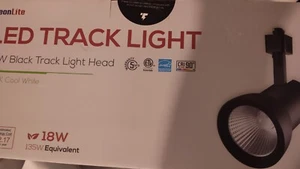 Led Track Black Light Head 18 Watt Leon Lite - Picture 1 of 5