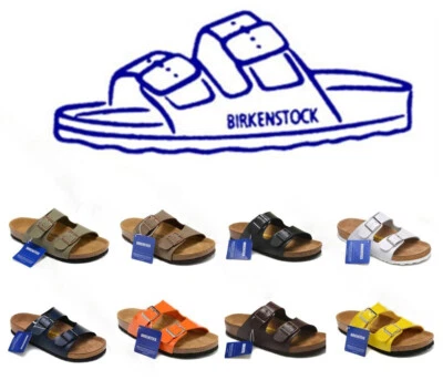 Birkenstock Arizona Birko-Flor Casual Beach Sandals - Regular EU Shoe Size 35-45 - image 1 of 4