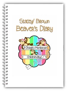 A5 EYFS Personalised Childcare Daily Diary Childminder Provider Own Name & Logo - Picture 1 of 9