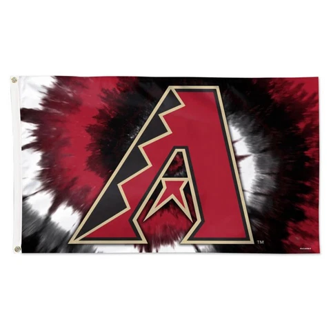 Arizona Diamondbacks Tie Dye Flag - Deluxe 3' X 5' Cover