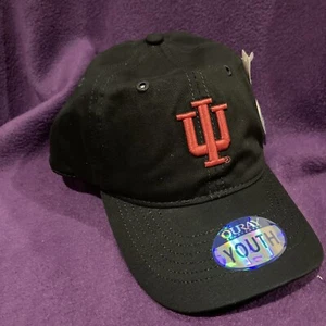 Ouray Sportswear NCAA Youth Rookie Indiana University Hoosiers Black Hat - Picture 1 of 5