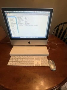 2007 Apple Imac 7.1 Desk Top Computer W/ Apple A1243 Keyboard - Picture 1 of 11