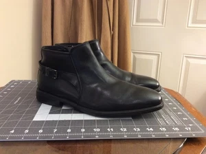 Kenneth Cole Reaction Men's Boost My Ego Boot Size US 10.5 M Black - Picture 1 of 11
