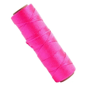 Marshalltown M631 Braided Nylon Brick Line Fluorescent Pink 250ft - Picture 1 of 4
