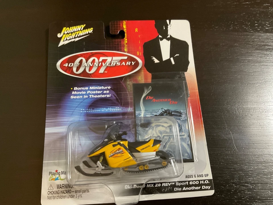 2002 johnny lightning 007 40th Anniversary ski-doo sport 600 h.o MINT - Image 1 of 1