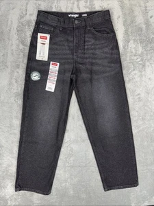 NUEVO Pantalones de mezclilla sueltos Wrangler Five Star Premium para niños, negros, 14 regulares, nuevos con etiquetas - Imagen 1 de 8
