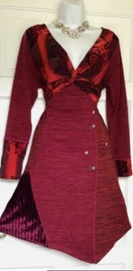 JOE BROWNS QUIRKY AND UNIQUE FLORAL JERSEY PARTY DRESS SIZE 12 - Picture 1 of 6
