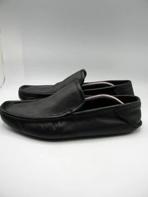 GUCCI Black Leather GG Signature Driving Moccasins Loafer Men's Size 6.5 US 7 - Image 1 of 4