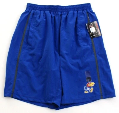 Colosseum Blue University of Kansas Jayhawk Athletic Shorts Men's NWT - Image 1 of 2