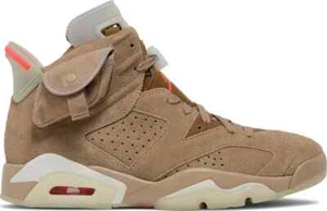 Size 12 - Jordan 6 Retro x Travis Scott Mid British Khaki - Picture 1 of 6