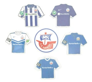 FC Hansa Rostock Trikot Magnet versch. Saisons Fussball Bundesliga AMBALLCOM - Bild 1 von 5