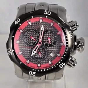INVICTA VENOM MEN'S STAINLESS STEEL WATER RESISTANT 1000M SWISS MADE CHRONOGRAP - Picture 1 of 11