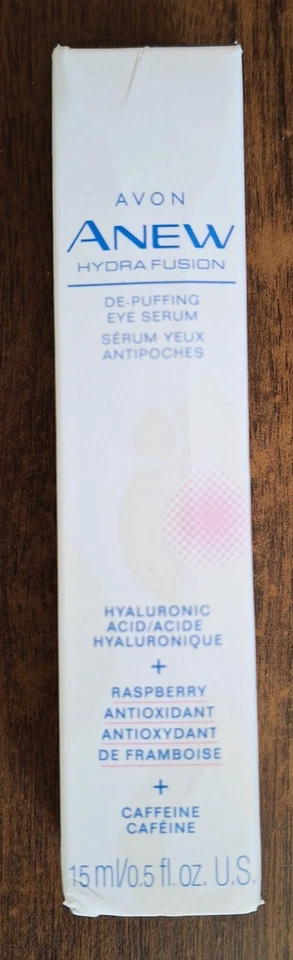 Suero desinflante para ojos Avon Anew Hydra Fusion, nuevo en caja, contiene 0,5 onzas líquidas Foto 1 de 1